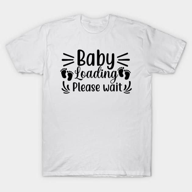 Baby Loading Please Wait T-Shirt by Vooble